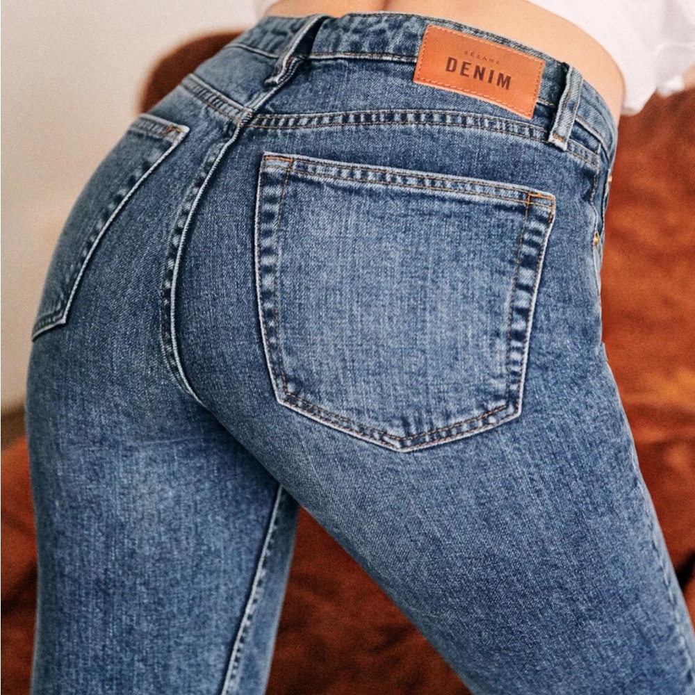 Sezane Classic Blue Skinny Jeans